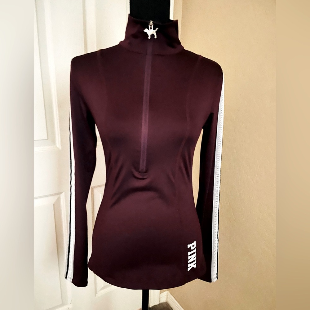 PINK half zip Ultimate - NWOT - Picture 3 of 4